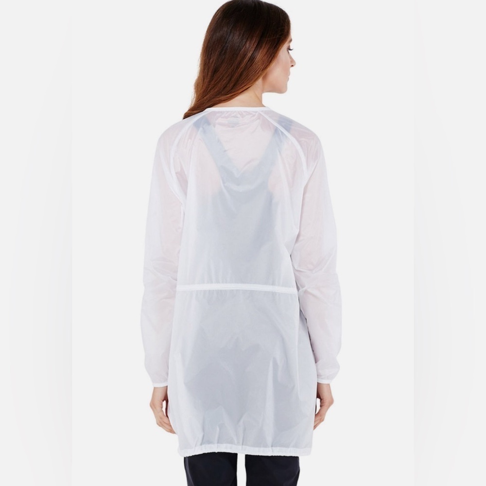 Nike White Lightweight Packable Longline Zip Jacket 648575 Womens S - Picture 3 of 6